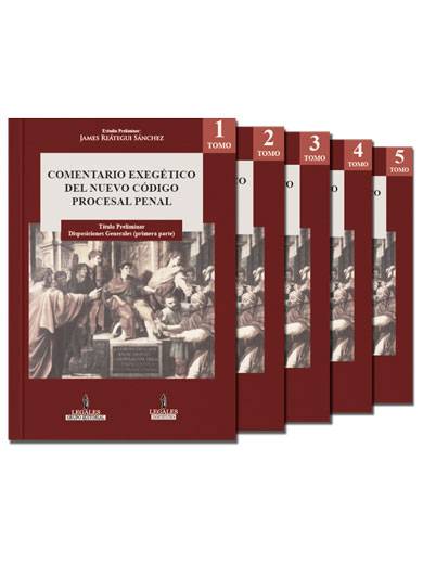 Portada COMENTARIO EXEGETICO DEL NUEVO CODIGO PROCESAL PENAL - TOMO 3