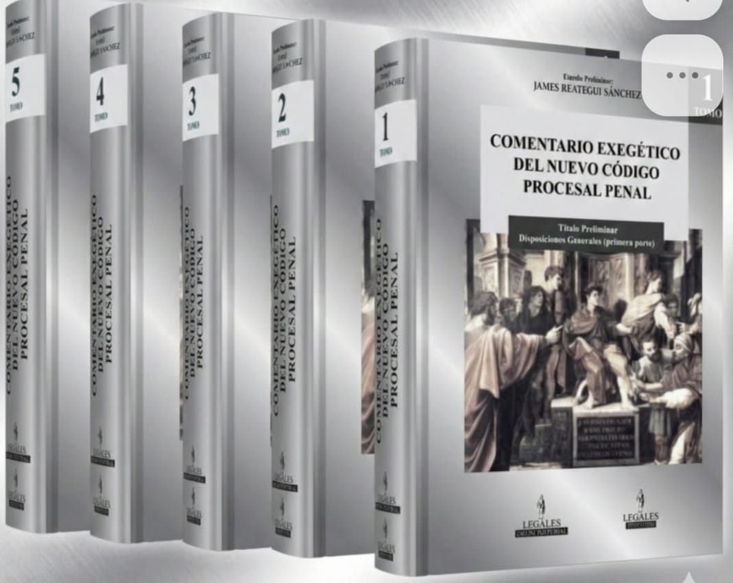 Portada COMENTARIO EXEGETICO DEL NUEVO CODIGO PROCESAL PENAL - TOMO 4