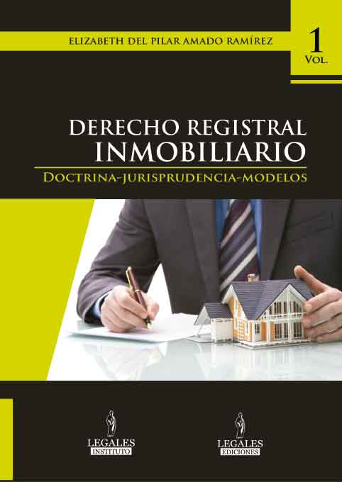 Portada DERECHO REGISTRAL INMOBILIARIO VOLUMEN 1