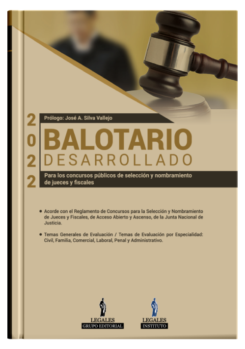 Portada BALOTARIO DESARROLLADO 2022